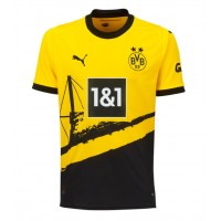 Pánský Fotbalový dres Borussia Dortmund Donyell Malen #21 2023-24 Domácí Krátký Rukáv